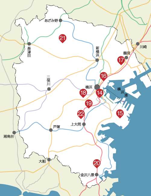 横浜市全体 地図
