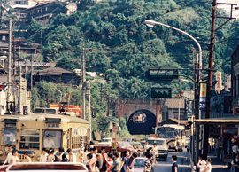 元町停留場と山手トンネル