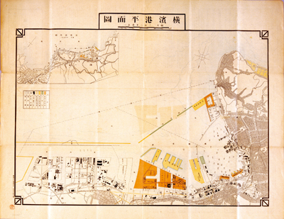横浜港平面図