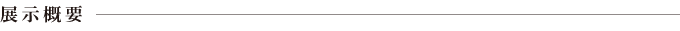 展示概要 
