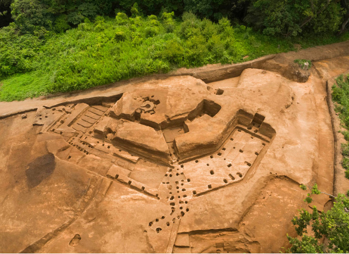 ⑧舞岡熊之堂遺跡・照空中隊本部の発掘現場